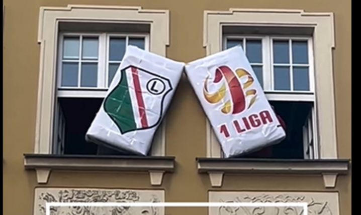 Tak w Poznaniu ŁĄCZĄ Legię z 1. Ligą xD